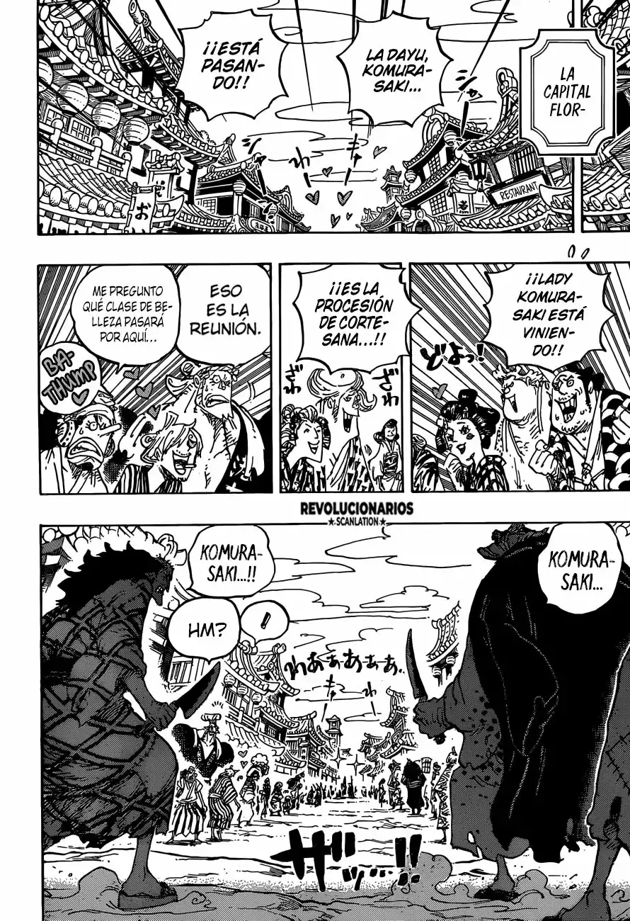 One Piece Capitulo 928: La Cortesana Komurasaki entra en escena página 9