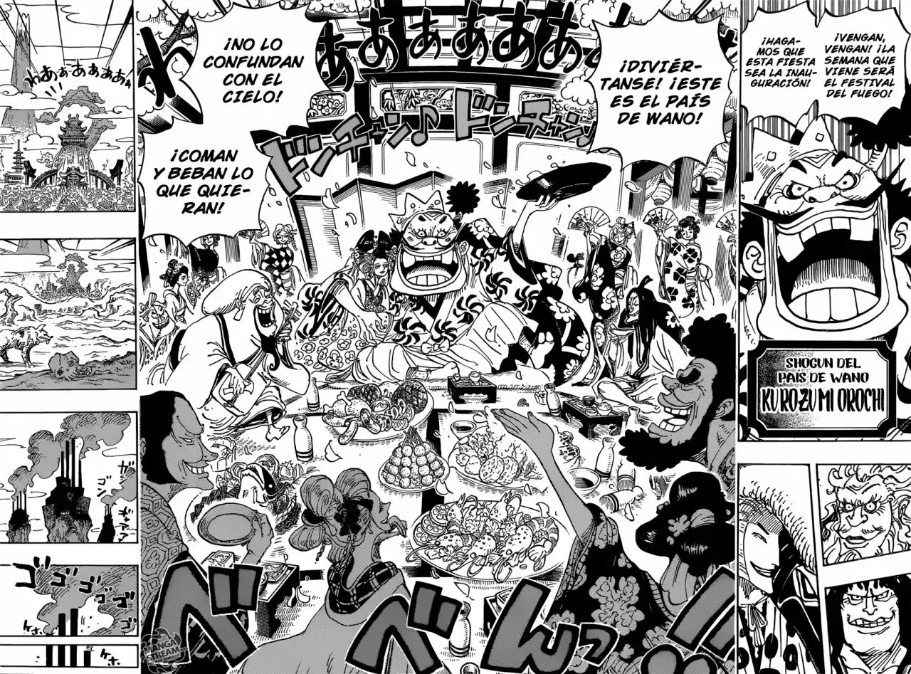 One Piece Capitulo 929: Kurozumi Orochi, Shogun del país de Wano página 15