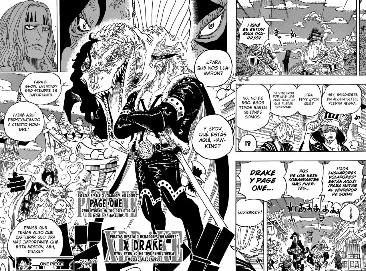 One Piece Capitulo 929: Kurozumi Orochi, Shogun del país de Wano página 16