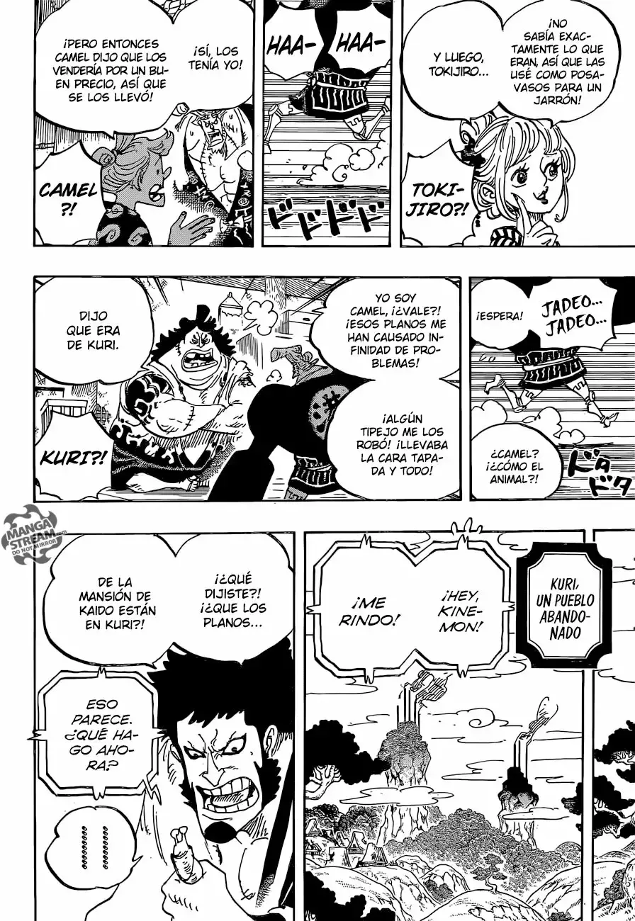 One Piece Capitulo 929: Kurozumi Orochi, Shogun del país de Wano página 8