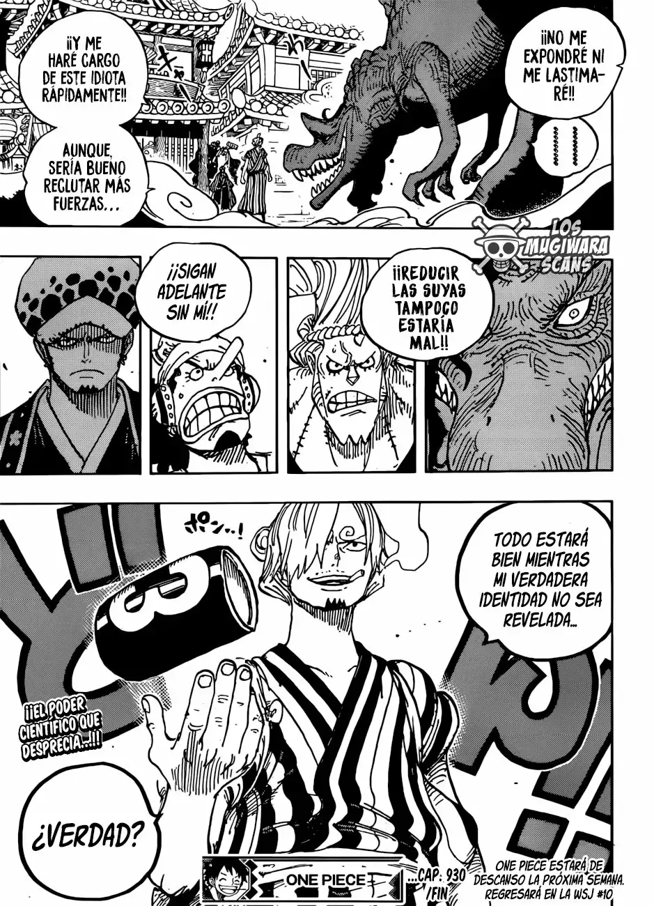 One Piece Capitulo 930: La ciudad Ebisu página 16