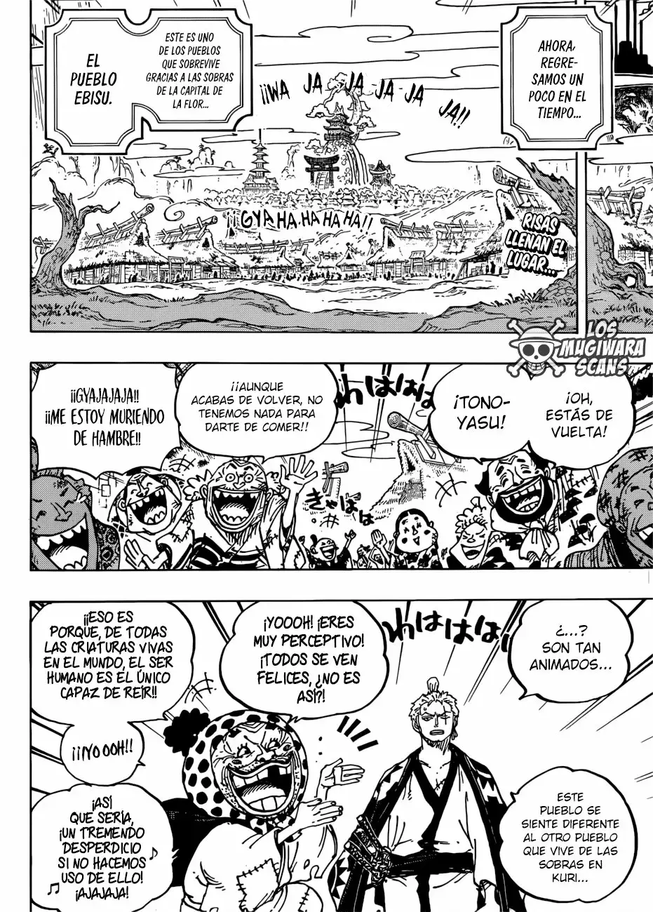 One Piece Capitulo 930: La ciudad Ebisu página 3
