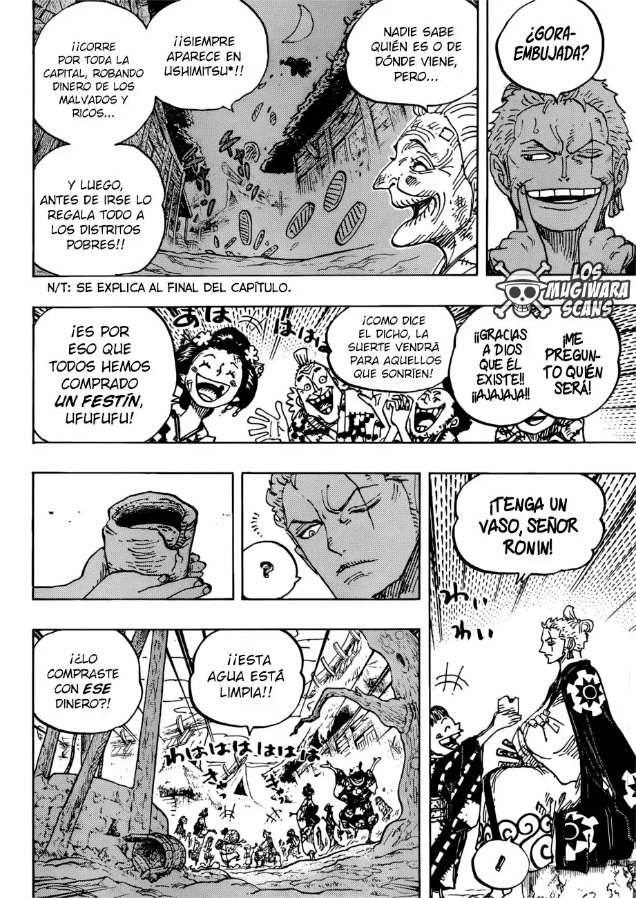 One Piece Capitulo 930: La ciudad Ebisu página 5