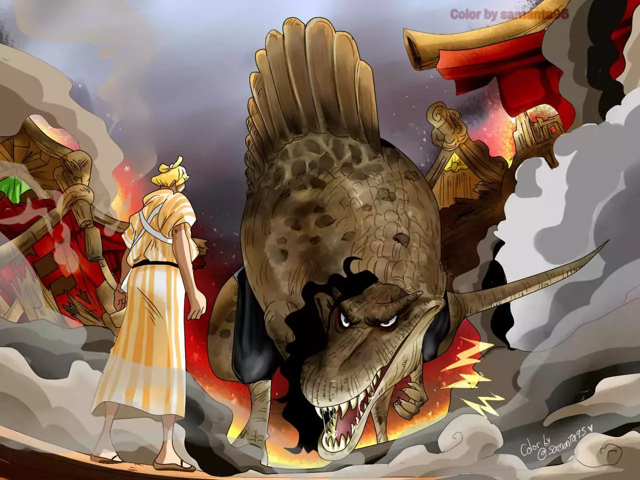 One Piece Capitulo 931: Enmascarado O-Soba página 17