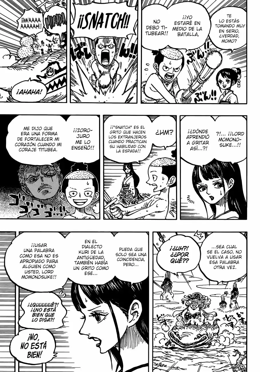 One Piece Capitulo 934: Hyougoro la flor página 8