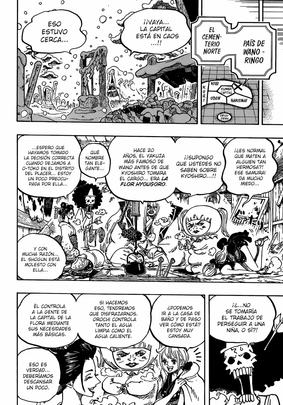 One Piece Capitulo 934: Hyougoro la flor página 9