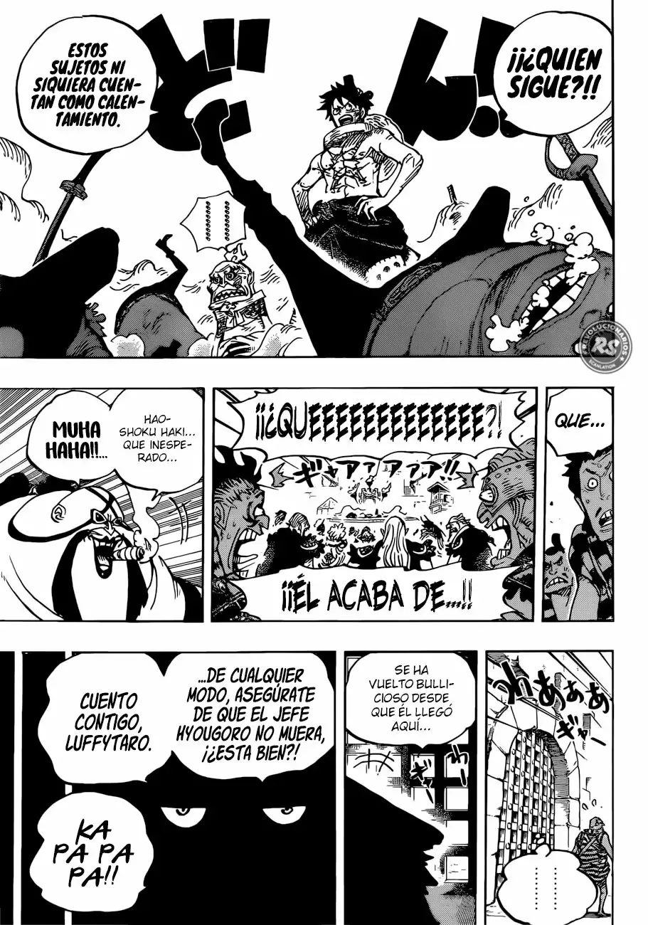 One Piece Capitulo 936: El gran torneo infernal de sumo. página 10