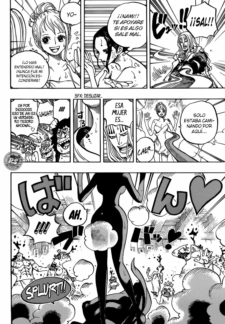 One Piece Capitulo 936: El gran torneo infernal de sumo. página 13
