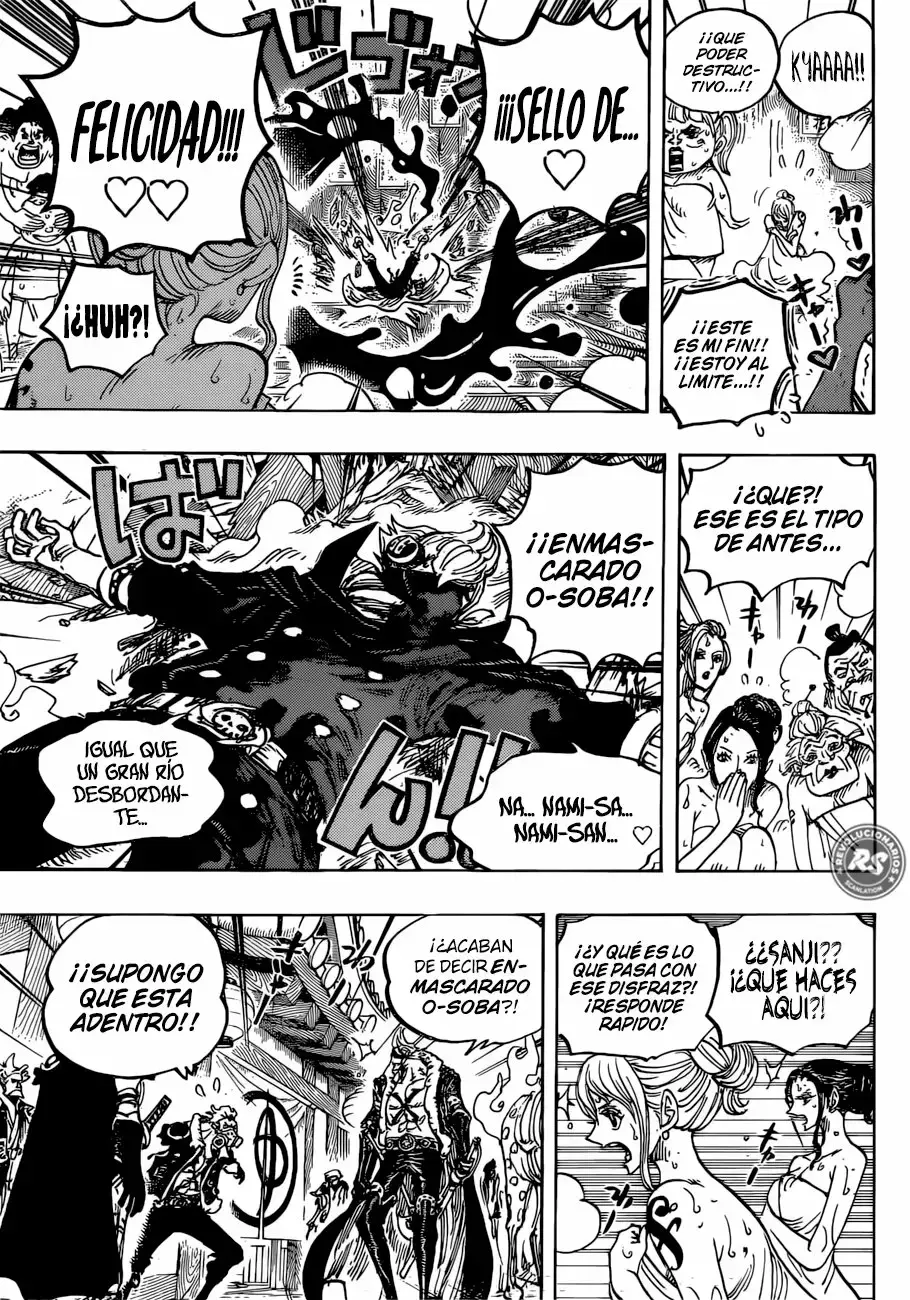 One Piece Capitulo 936: El gran torneo infernal de sumo. página 14