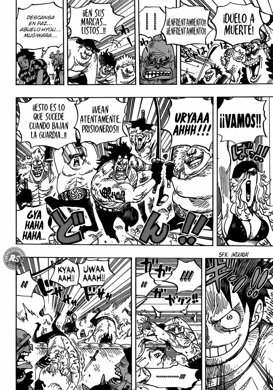 One Piece Capitulo 936: El gran torneo infernal de sumo. página 9