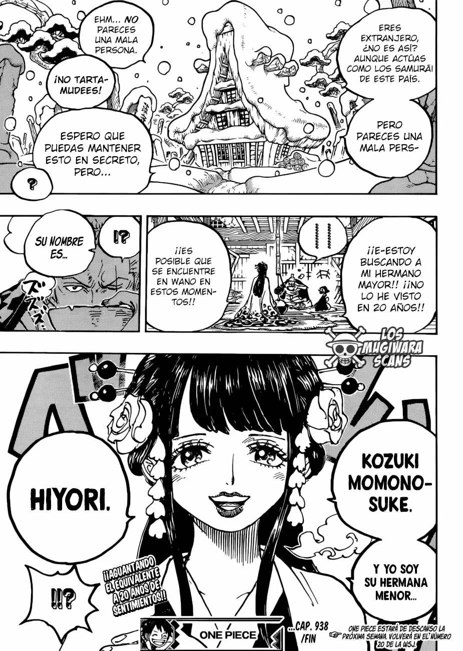 One Piece Capitulo 938: El secreto de la mujer página 14