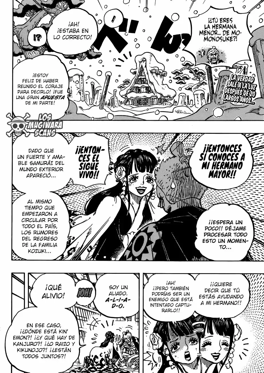 One Piece Capitulo 939: El viejo Hyou-rse conoce el camino. página 3
