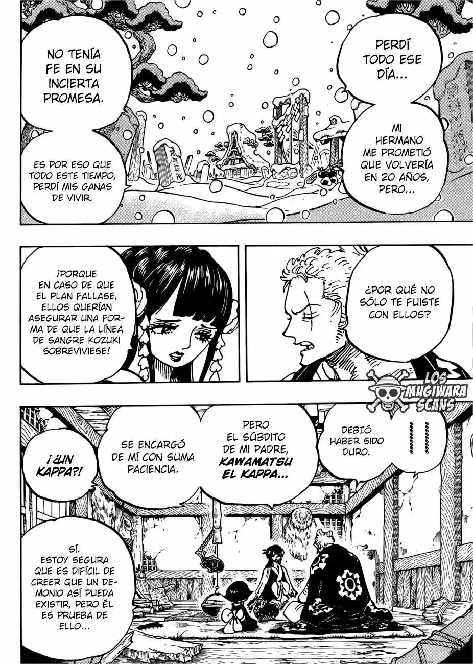 One Piece Capitulo 939: El viejo Hyou-rse conoce el camino. página 5