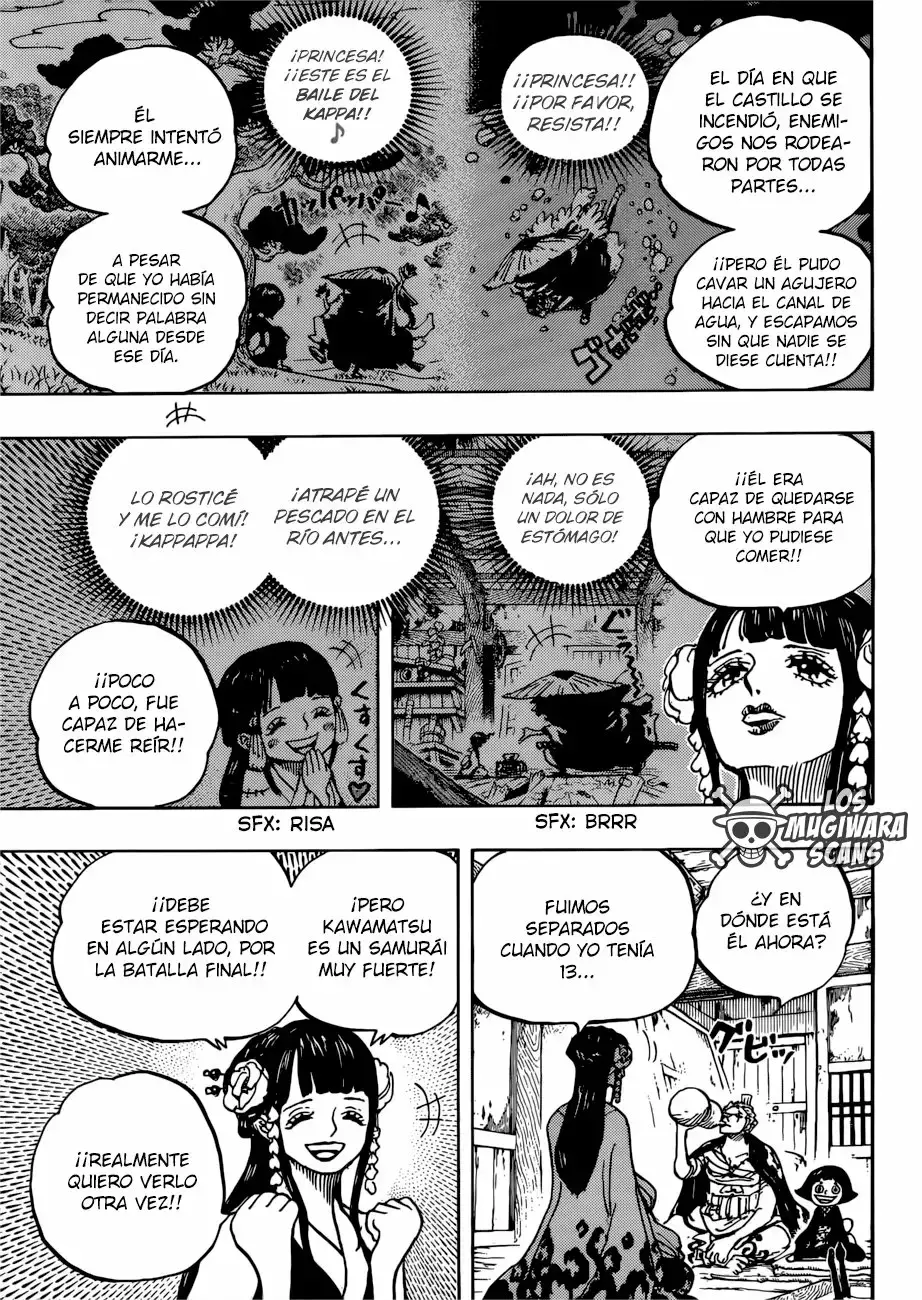 One Piece Capitulo 939: El viejo Hyou-rse conoce el camino. página 6