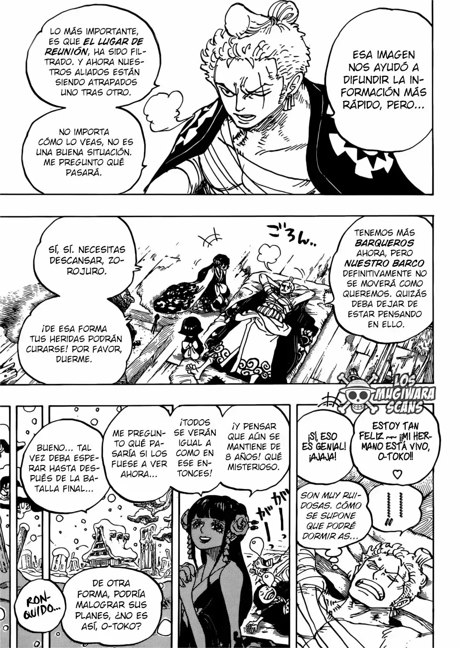 One Piece Capitulo 939: El viejo Hyou-rse conoce el camino. página 8