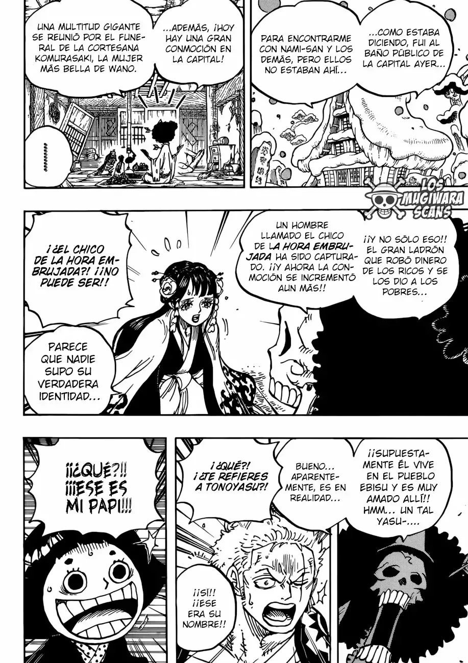 One Piece Capitulo 941: Él Más Querido En El Pueblo Ebisu. página 13
