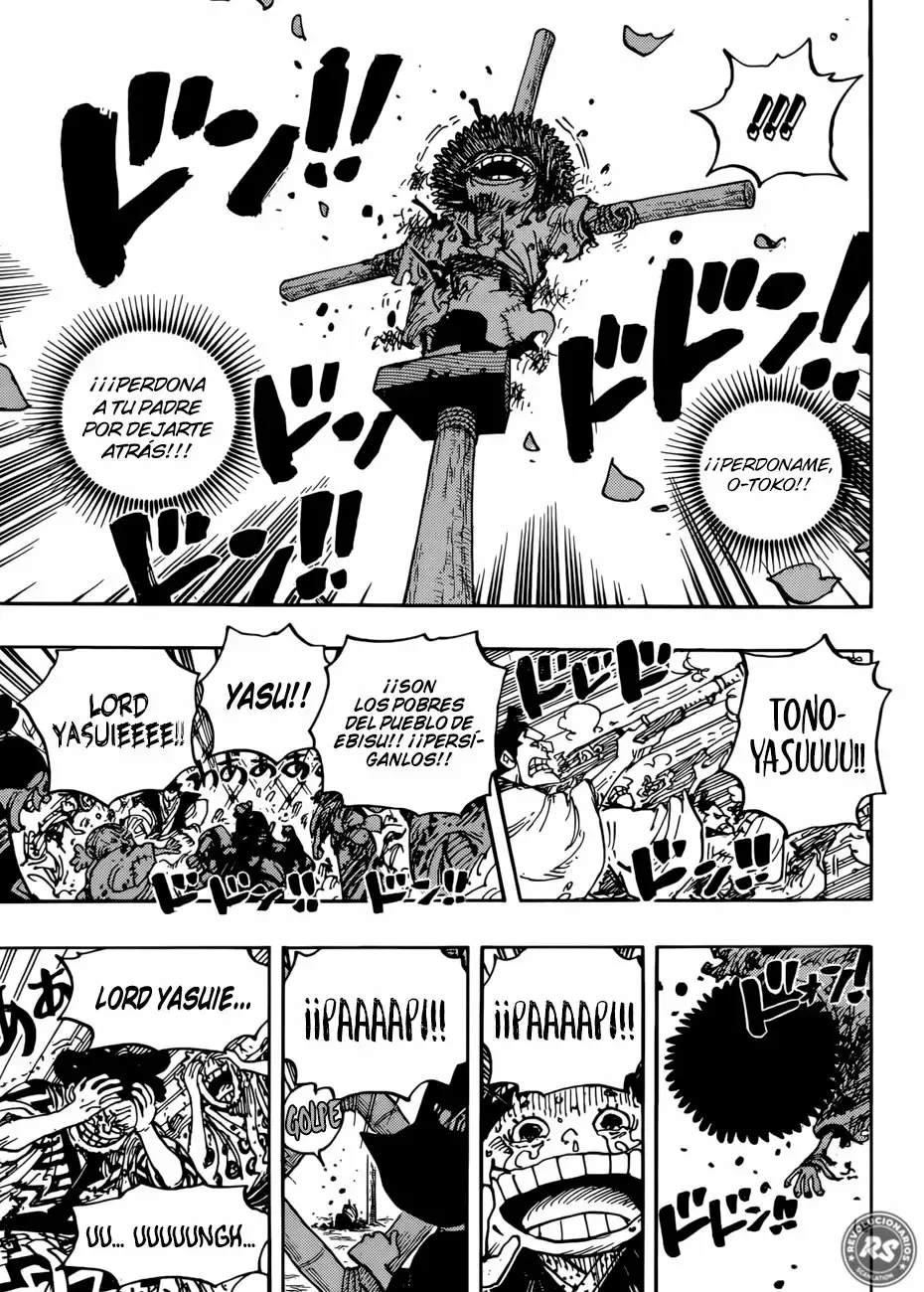 One Piece Capitulo 942: Yasuie shimotsuki, daimyo de hakumai página 15