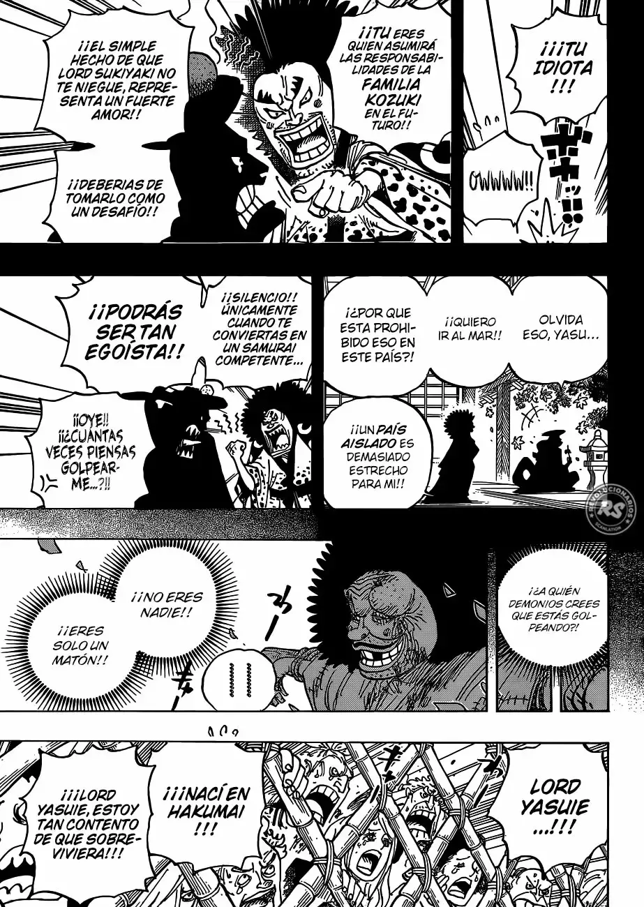 One Piece Capitulo 942: Yasuie shimotsuki, daimyo de hakumai página 4