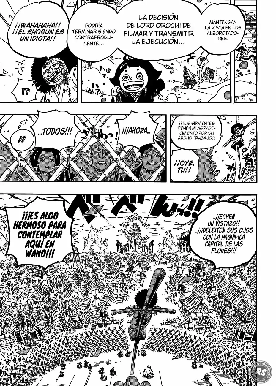 One Piece Capitulo 942: Yasuie shimotsuki, daimyo de hakumai página 7