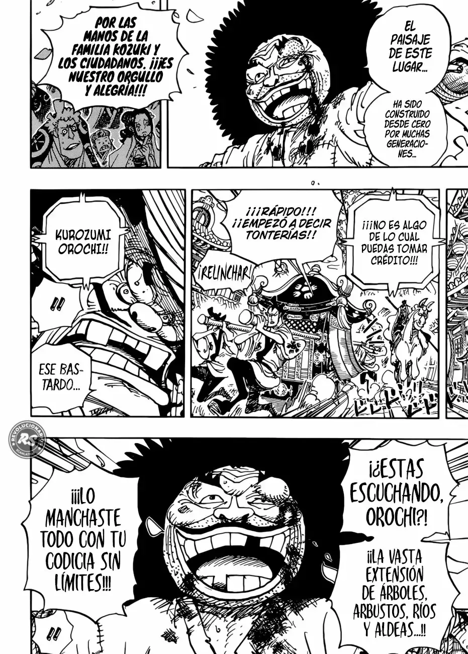 One Piece Capitulo 942: Yasuie shimotsuki, daimyo de hakumai página 8