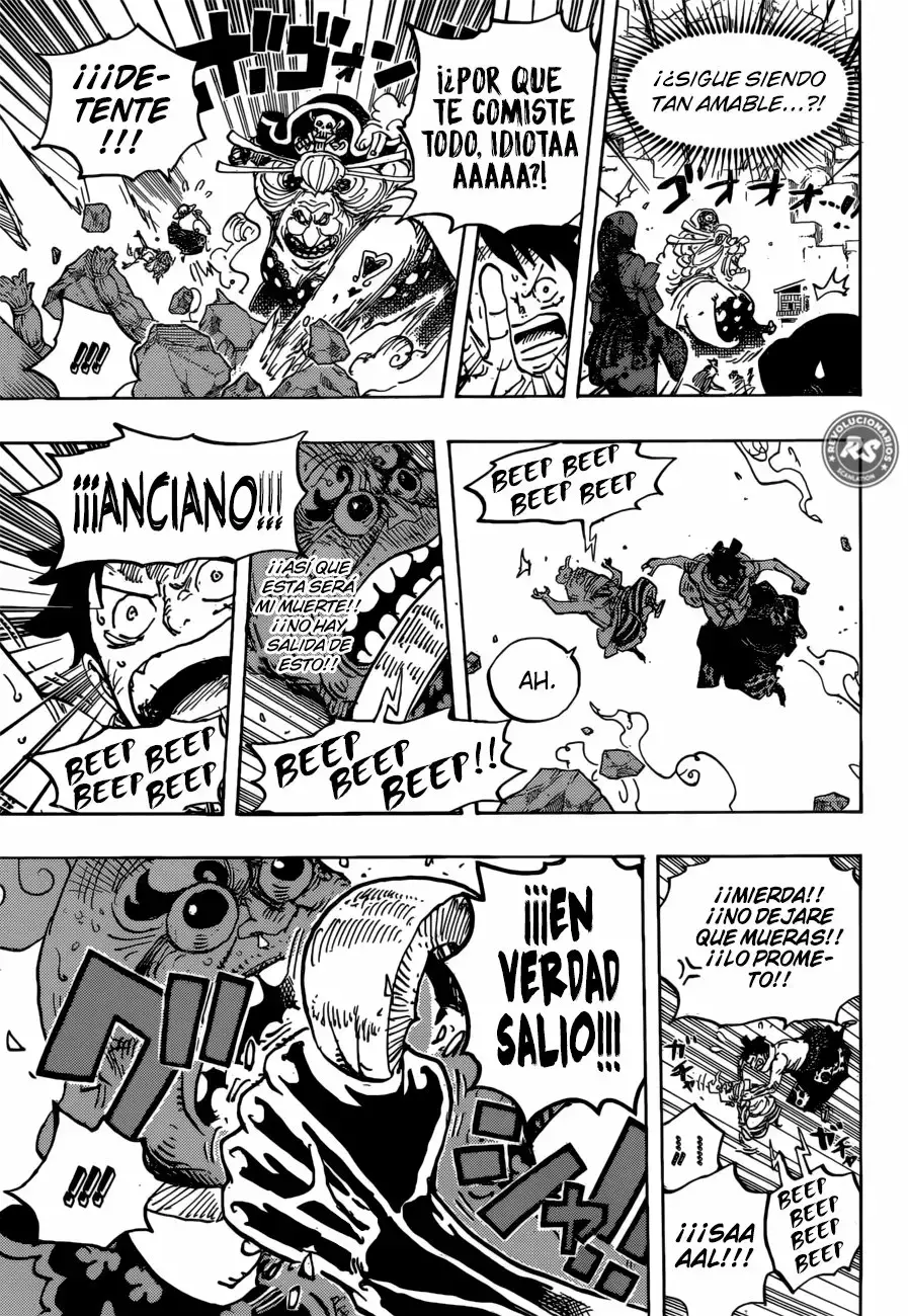 One Piece Capitulo 946: Queen Vs O-Lin página 14