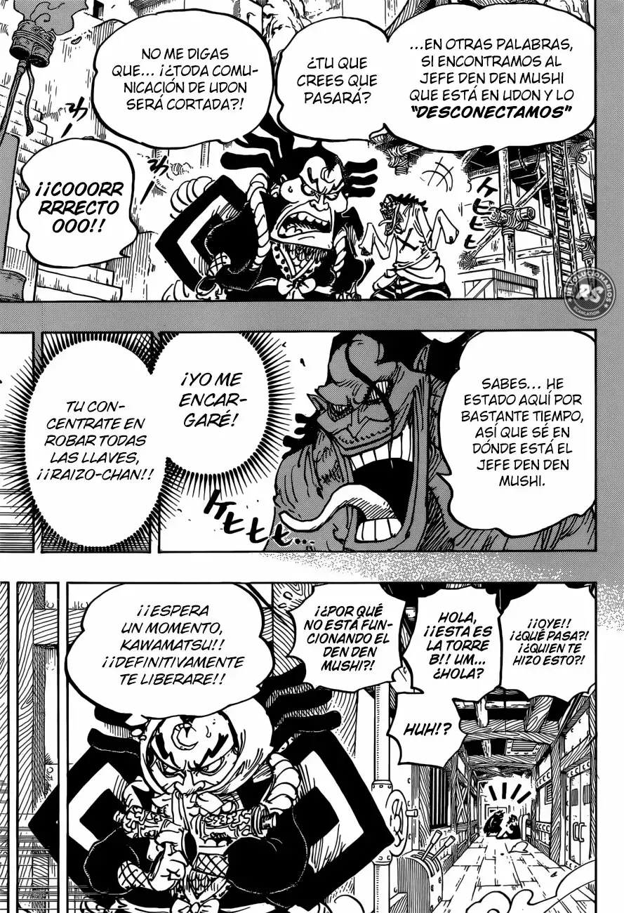 One Piece Capitulo 946: Queen Vs O-Lin página 8