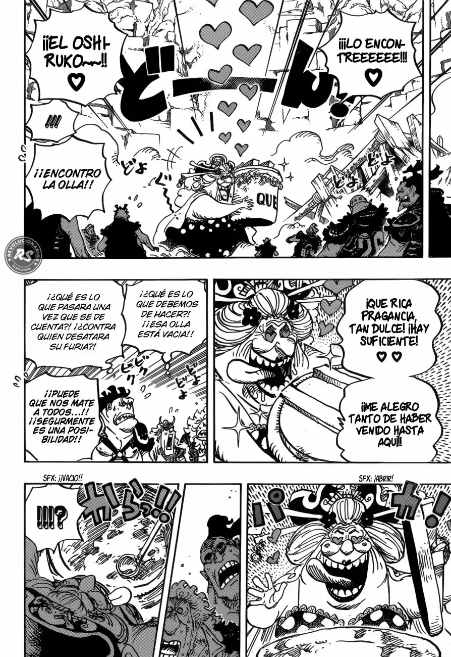 One Piece Capitulo 946: Queen Vs O-Lin página 9