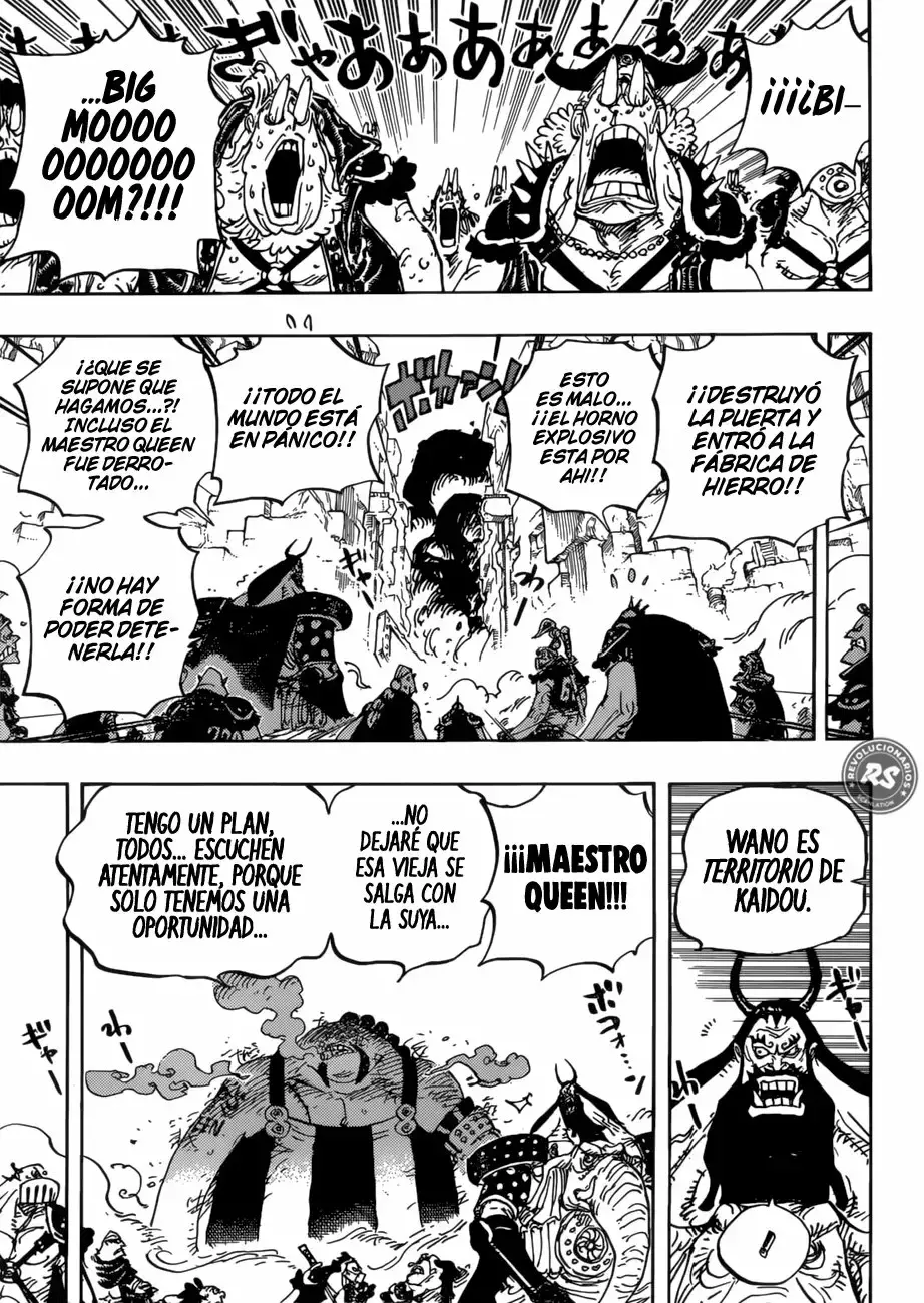 One Piece Capitulo 947: "LA APUESTA DE QUEEN" página 10