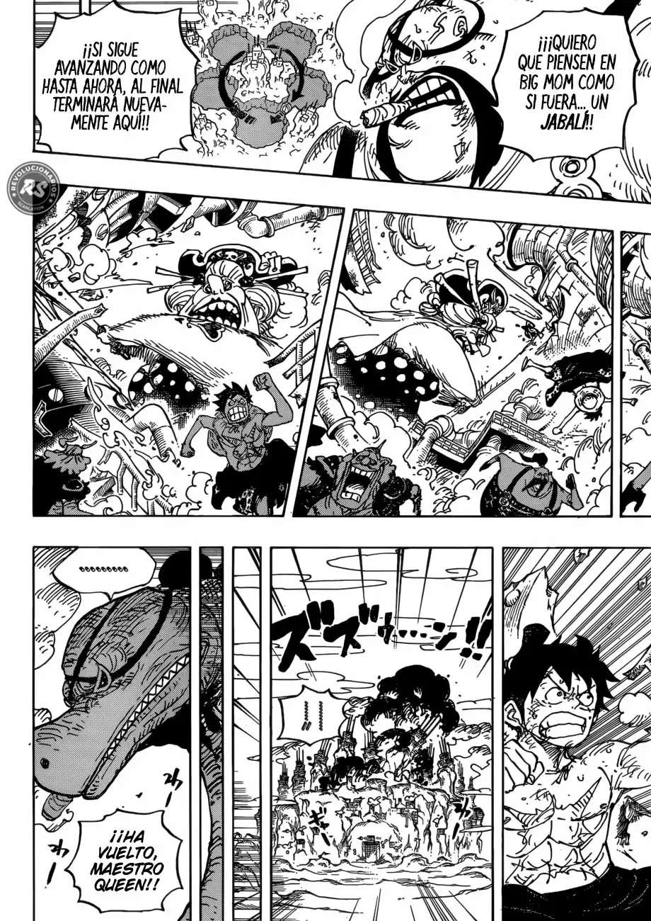 One Piece Capitulo 947: "LA APUESTA DE QUEEN" página 11