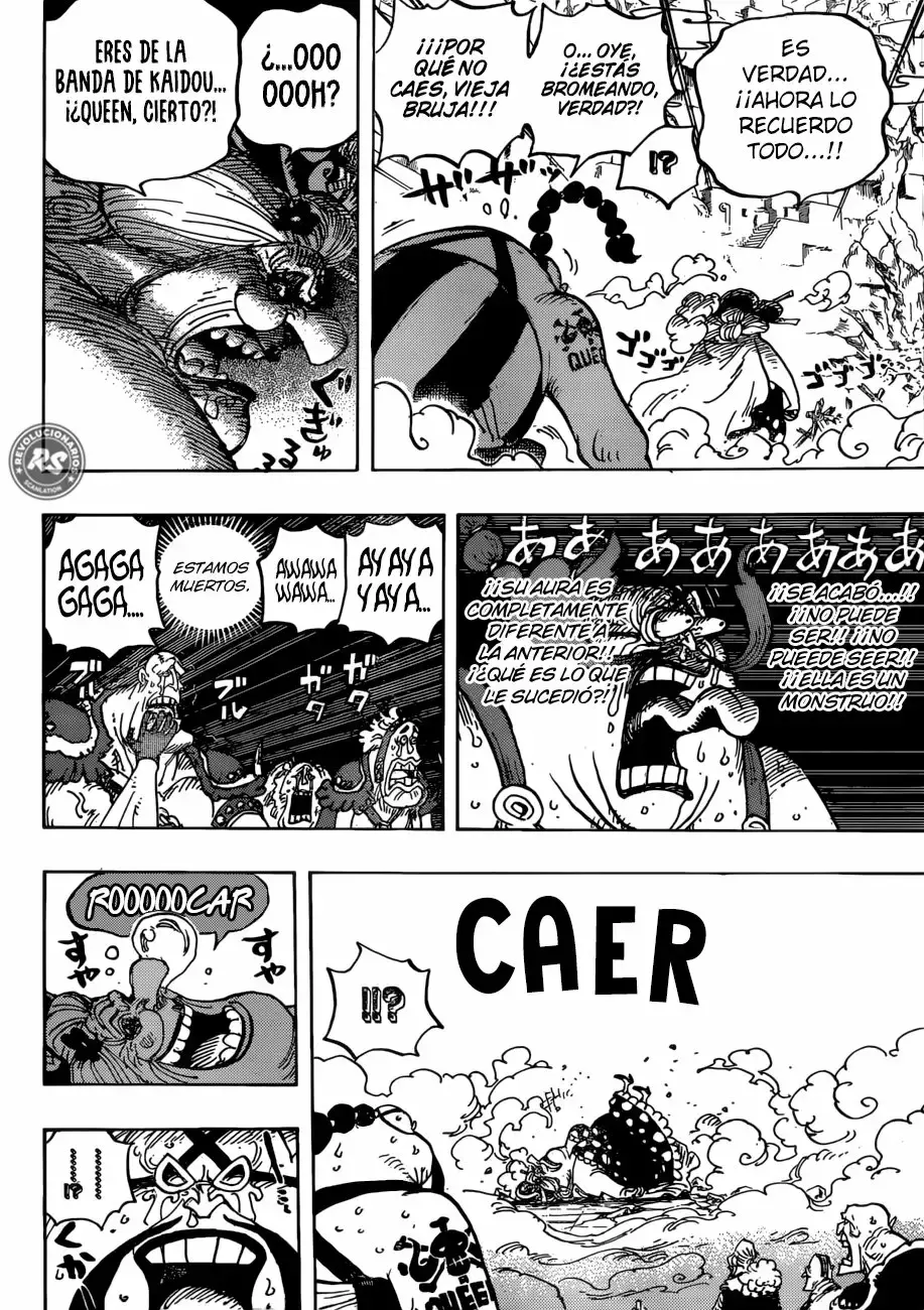 One Piece Capitulo 947: "LA APUESTA DE QUEEN" página 14