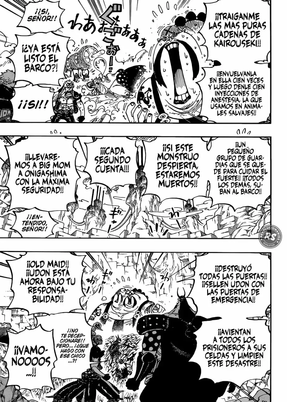 One Piece Capitulo 947: "LA APUESTA DE QUEEN" página 15
