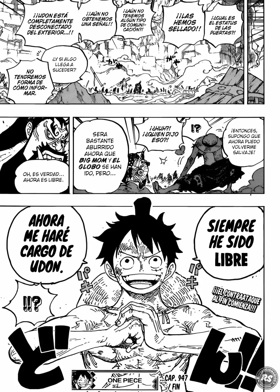 One Piece Capitulo 947: "LA APUESTA DE QUEEN" página 17