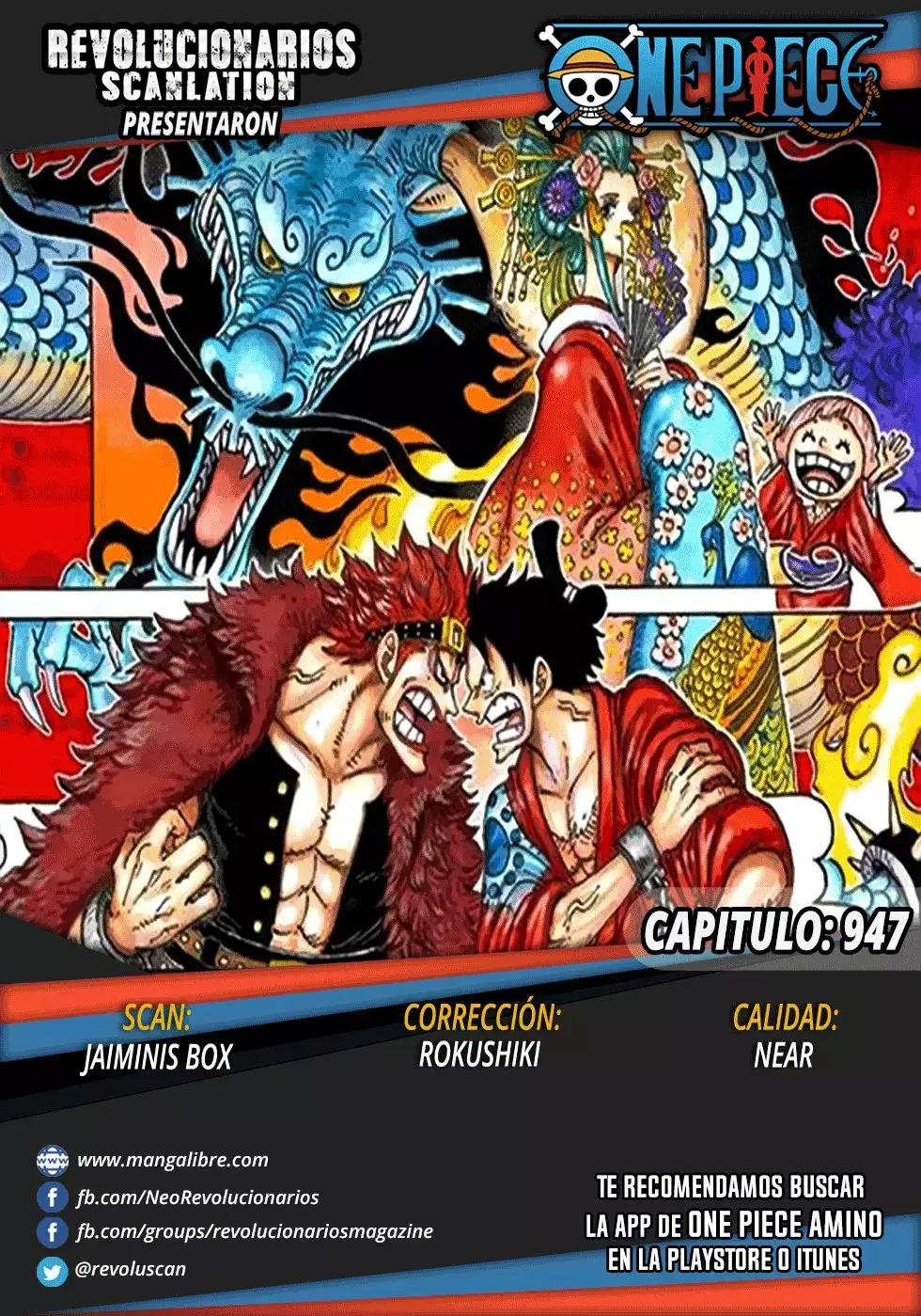 One Piece Capitulo 947: "LA APUESTA DE QUEEN" página 18