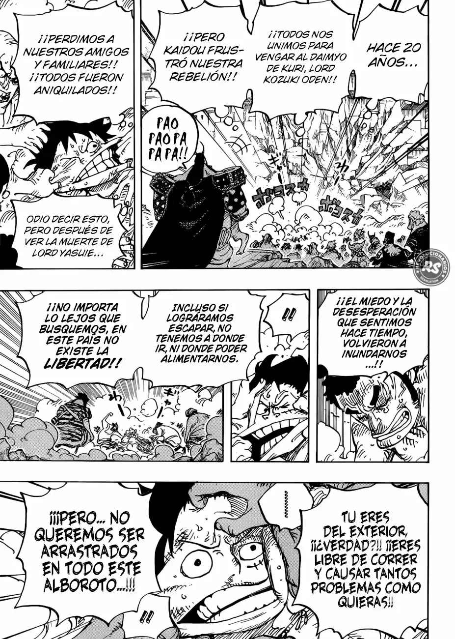 One Piece Capitulo 948: Kawamatsu El Kappa Entra en Escena. página 5