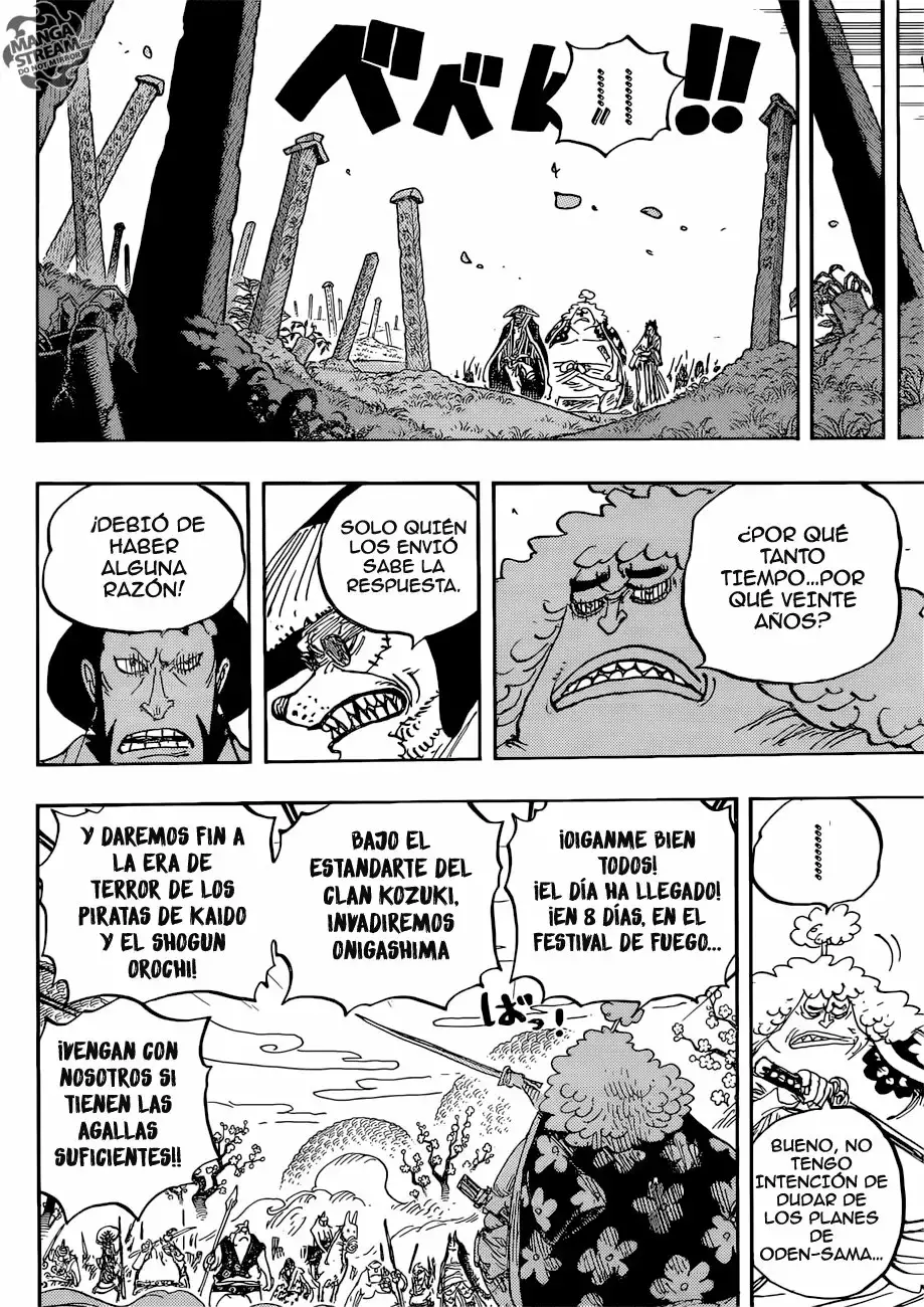 One Piece Capitulo 950: Los Sueños de los Fuertes página 12
