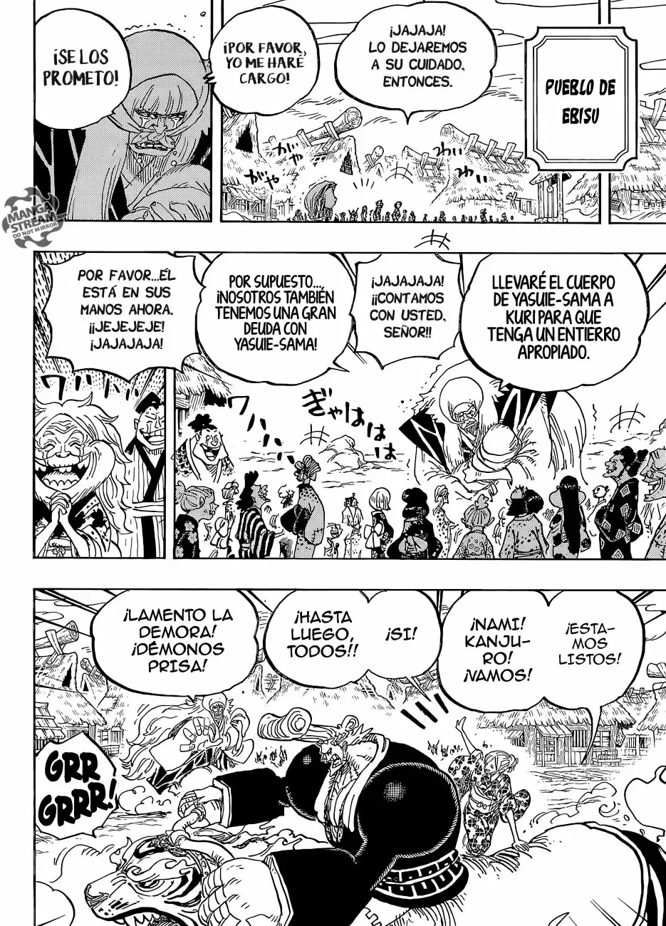 One Piece Capitulo 951: Alboroto página 11