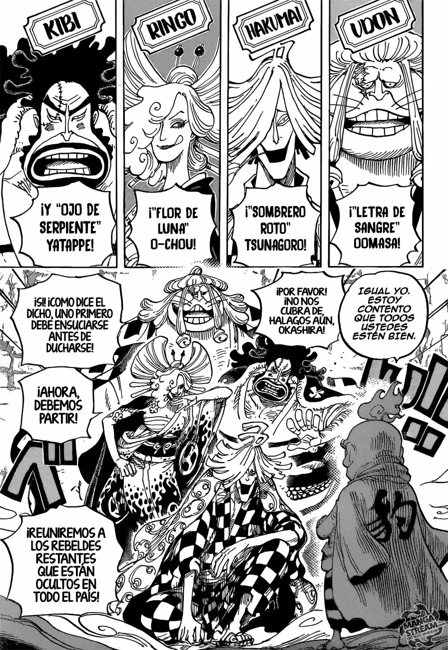 One Piece Capitulo 952: ¡HIYORI Y KAWAMATSU! página 10