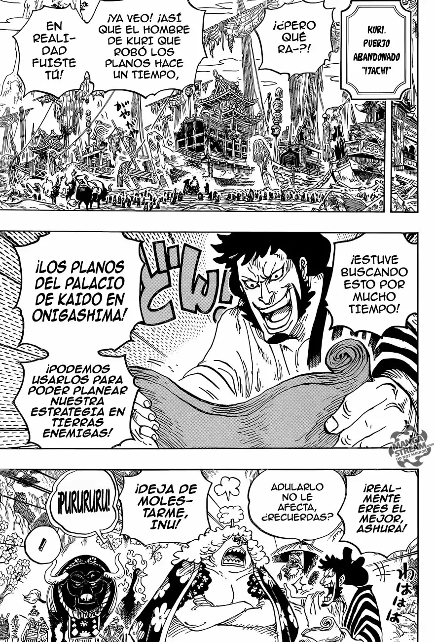 One Piece Capitulo 952: ¡HIYORI Y KAWAMATSU! página 12