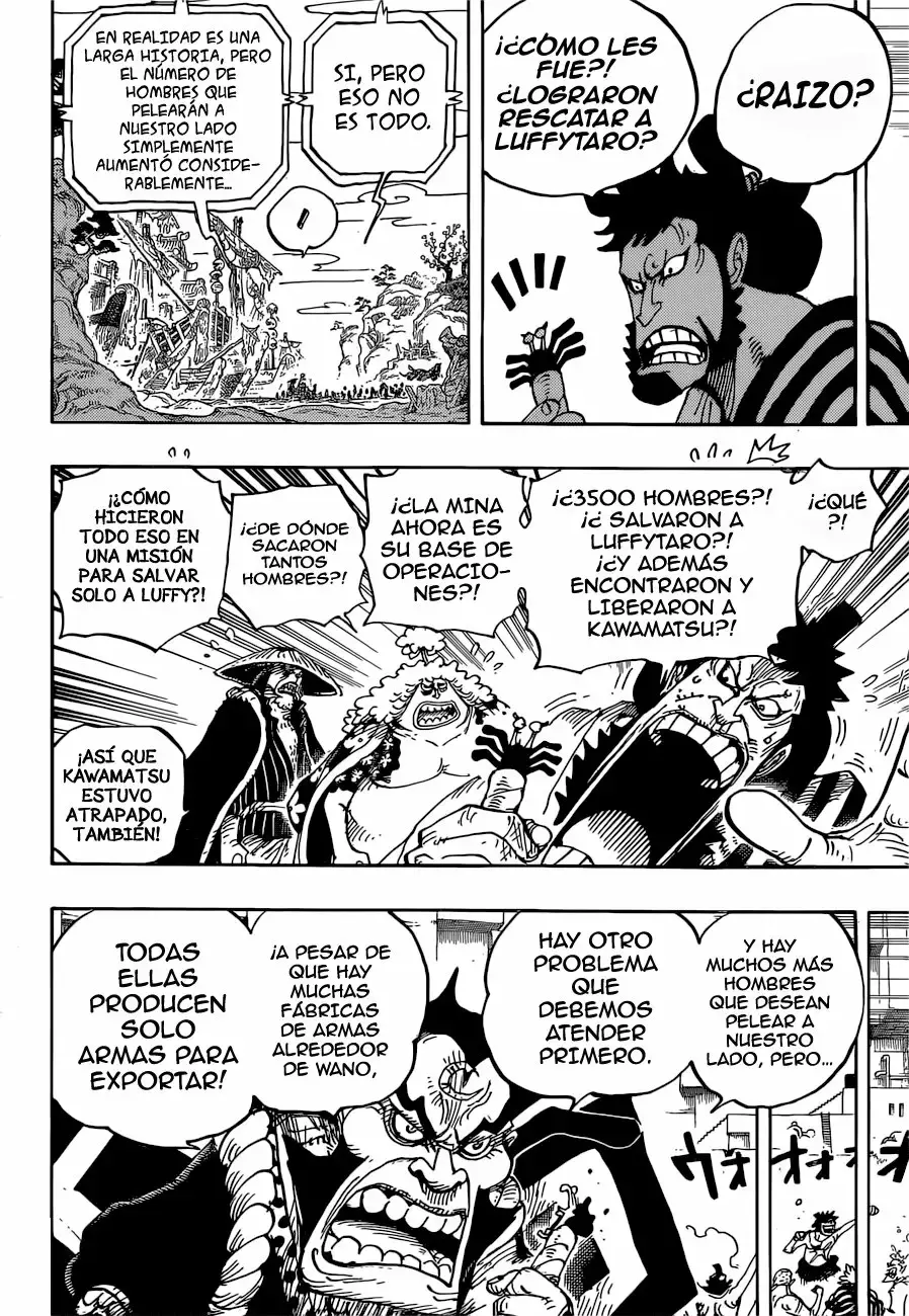 One Piece Capitulo 952: ¡HIYORI Y KAWAMATSU! página 13