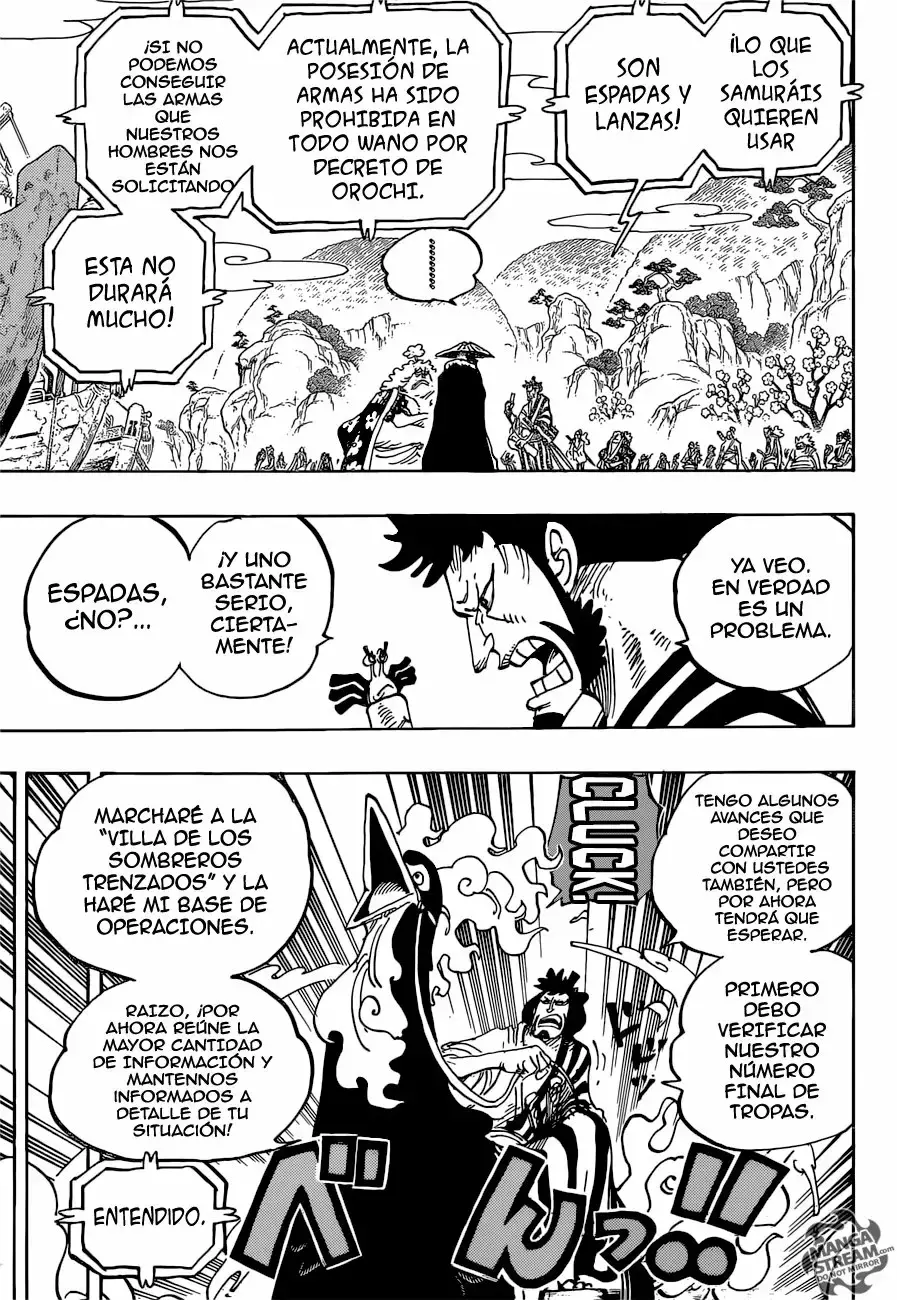 One Piece Capitulo 952: ¡HIYORI Y KAWAMATSU! página 14