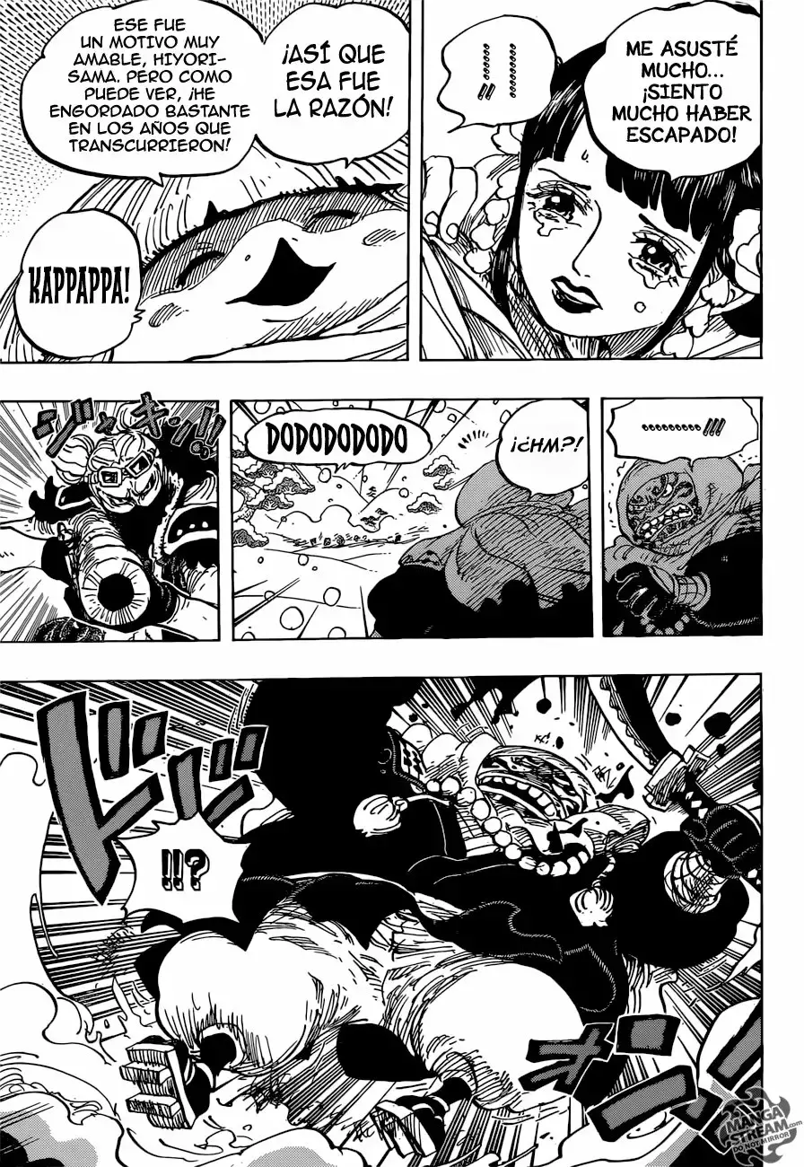 One Piece Capitulo 952: ¡HIYORI Y KAWAMATSU! página 16
