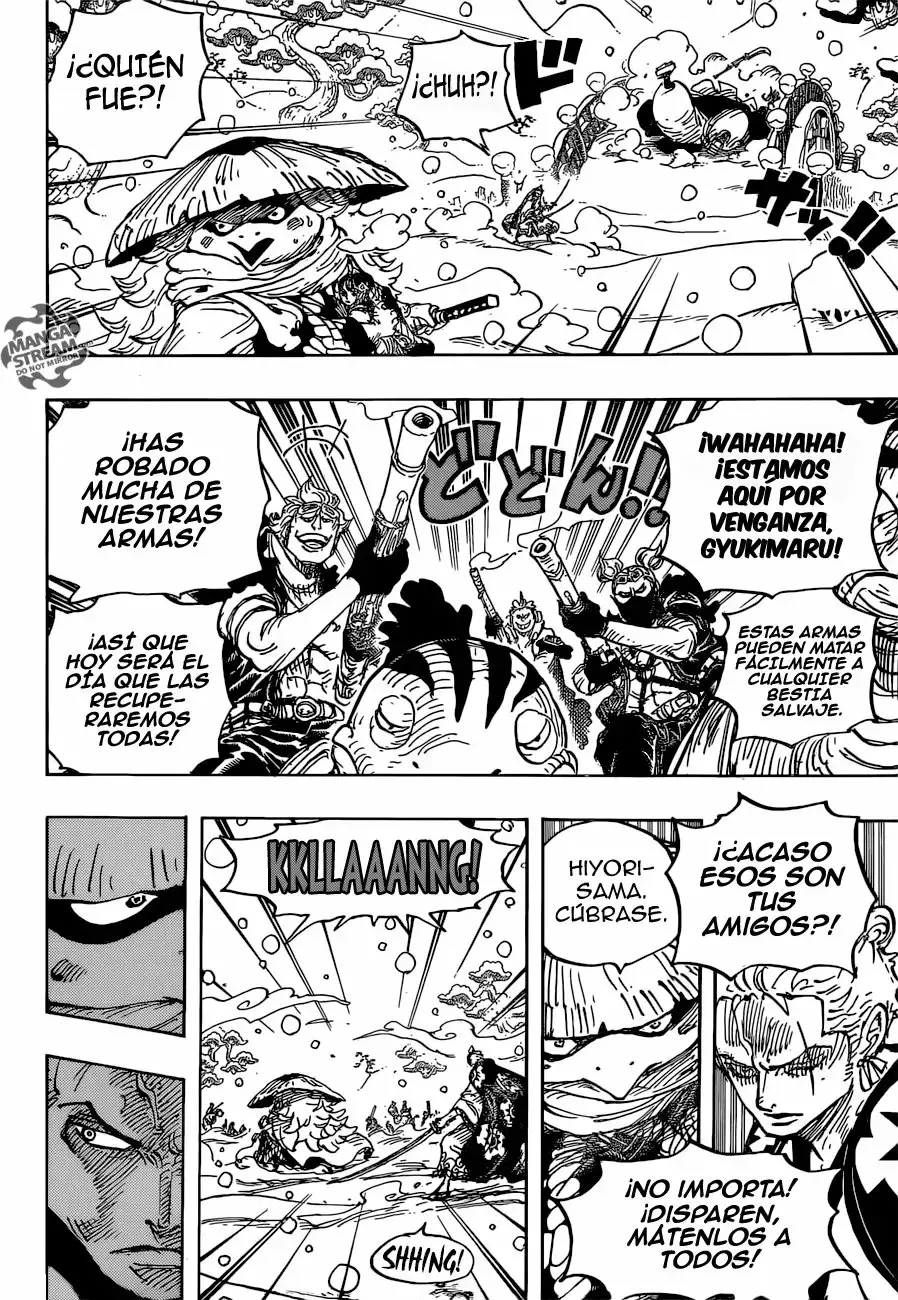 One Piece Capitulo 952: ¡HIYORI Y KAWAMATSU! página 17