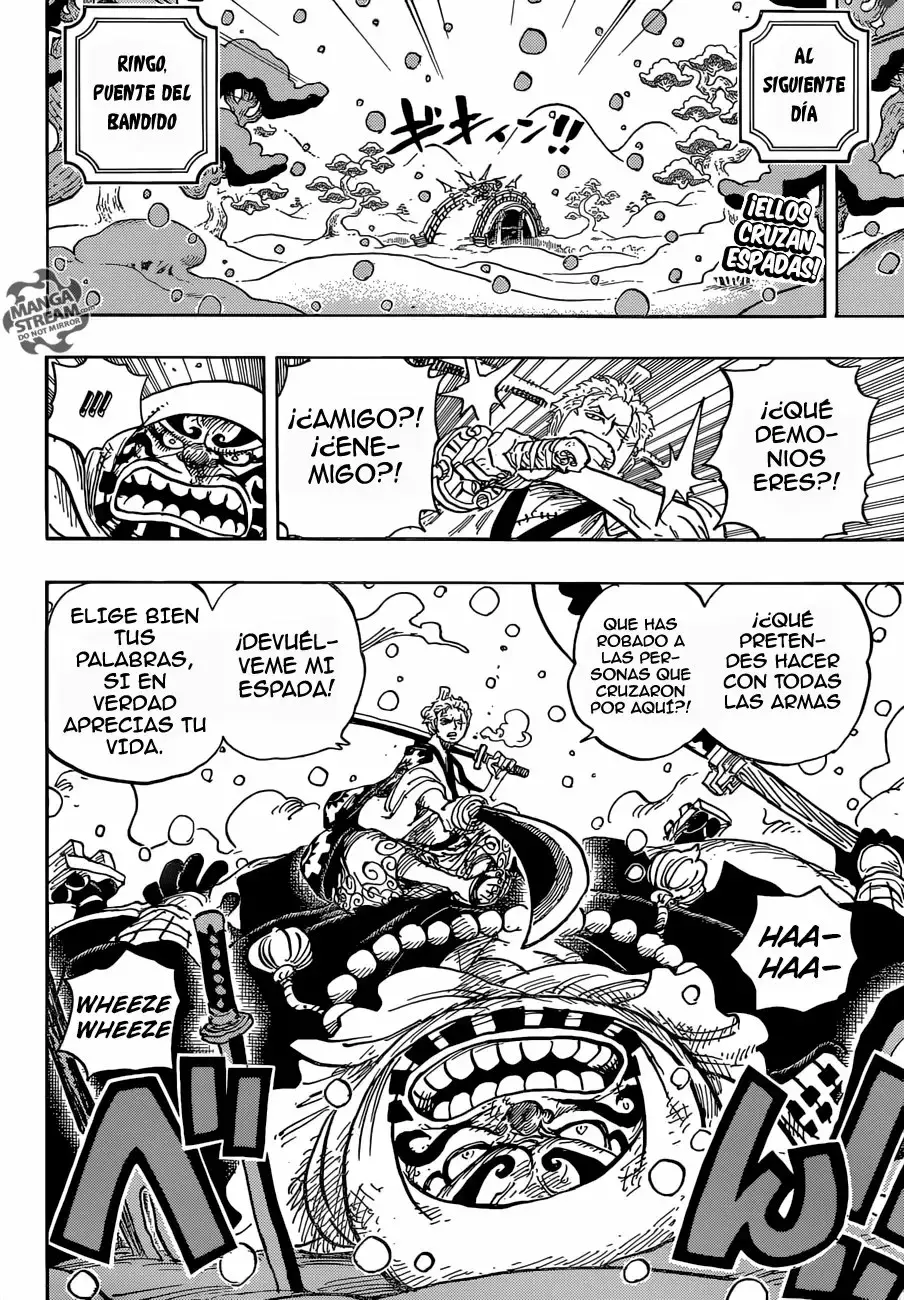 One Piece Capitulo 952: ¡HIYORI Y KAWAMATSU! página 3