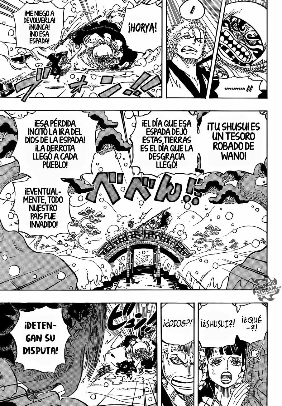 One Piece Capitulo 952: ¡HIYORI Y KAWAMATSU! página 4