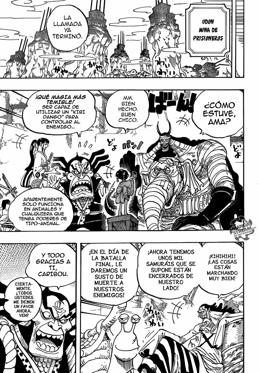 One Piece Capitulo 952: ¡HIYORI Y KAWAMATSU! página 8