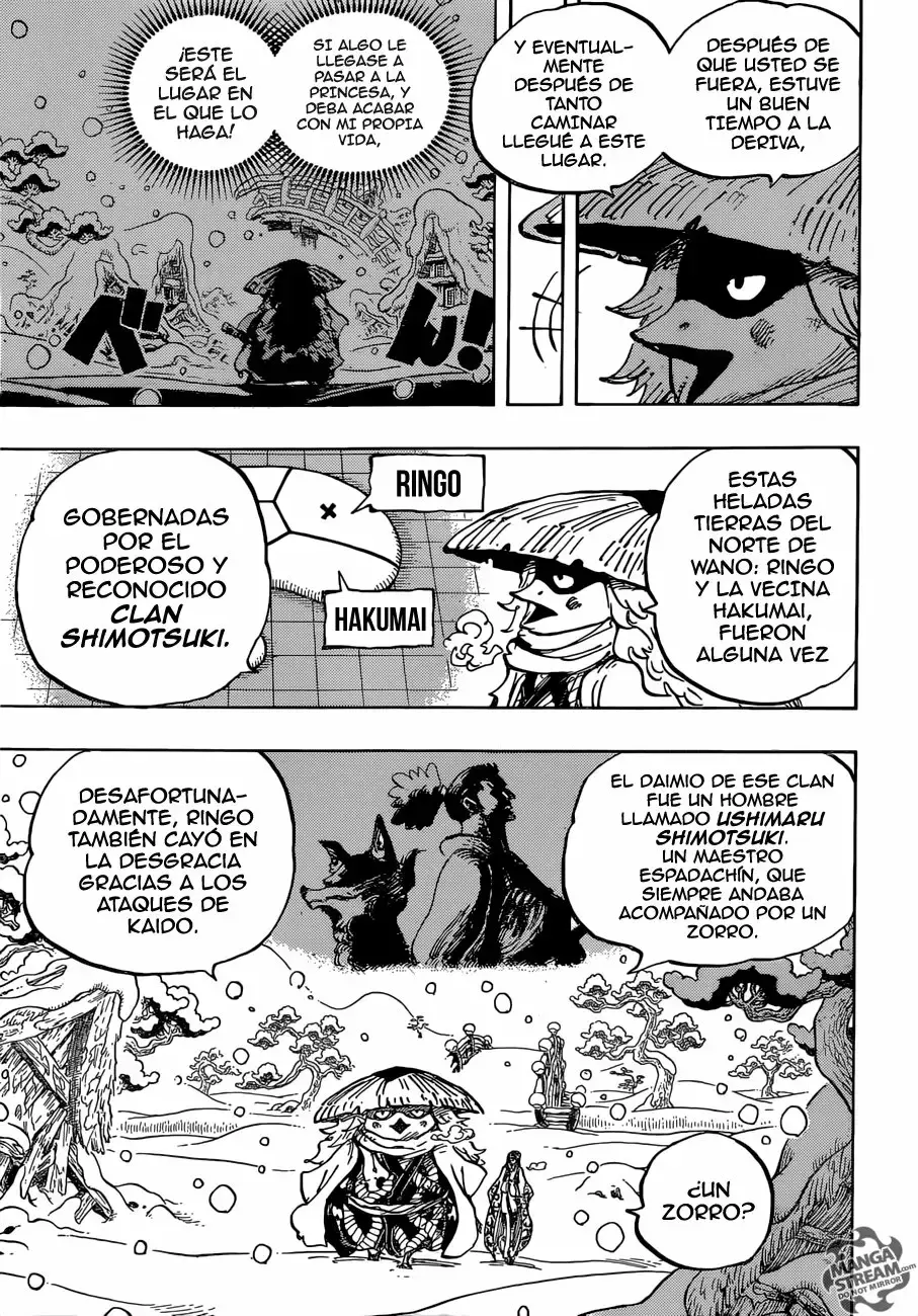 One Piece Capitulo 953: Erase Una Vez Un Zorro página 6