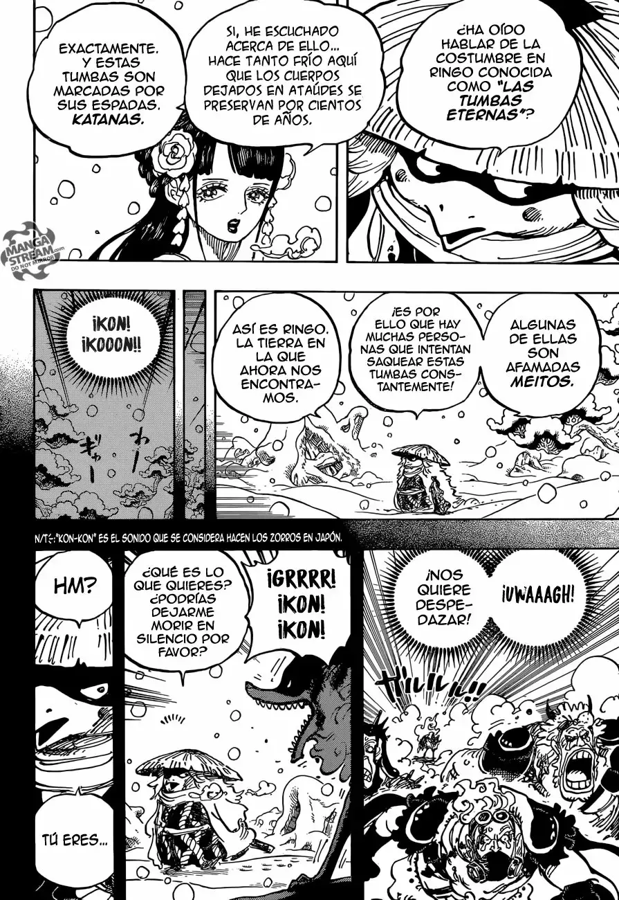 One Piece Capitulo 953: Erase Una Vez Un Zorro página 7