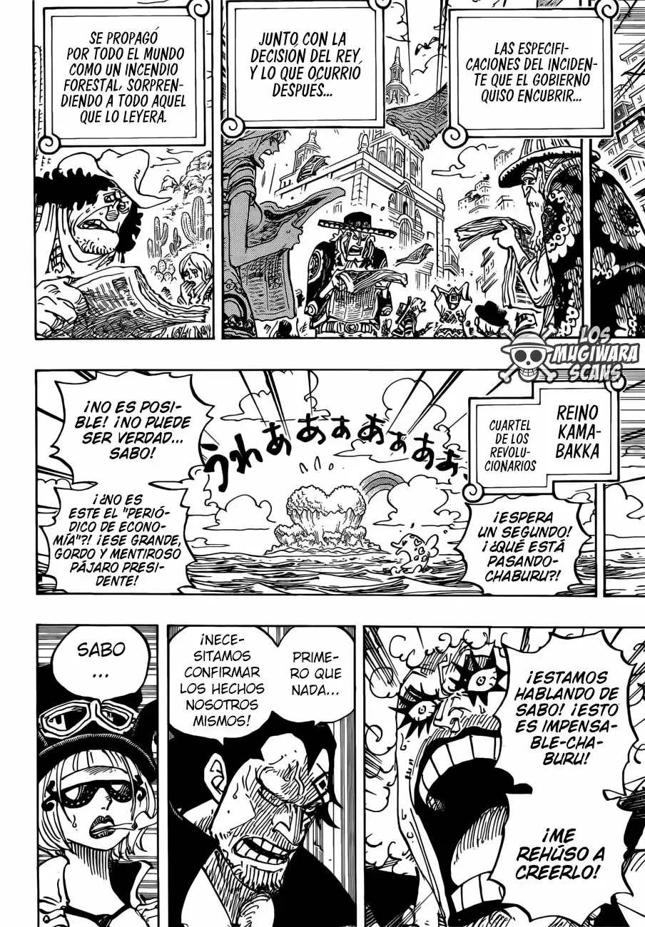 One Piece Capitulo 956: Grandes Noticias página 9