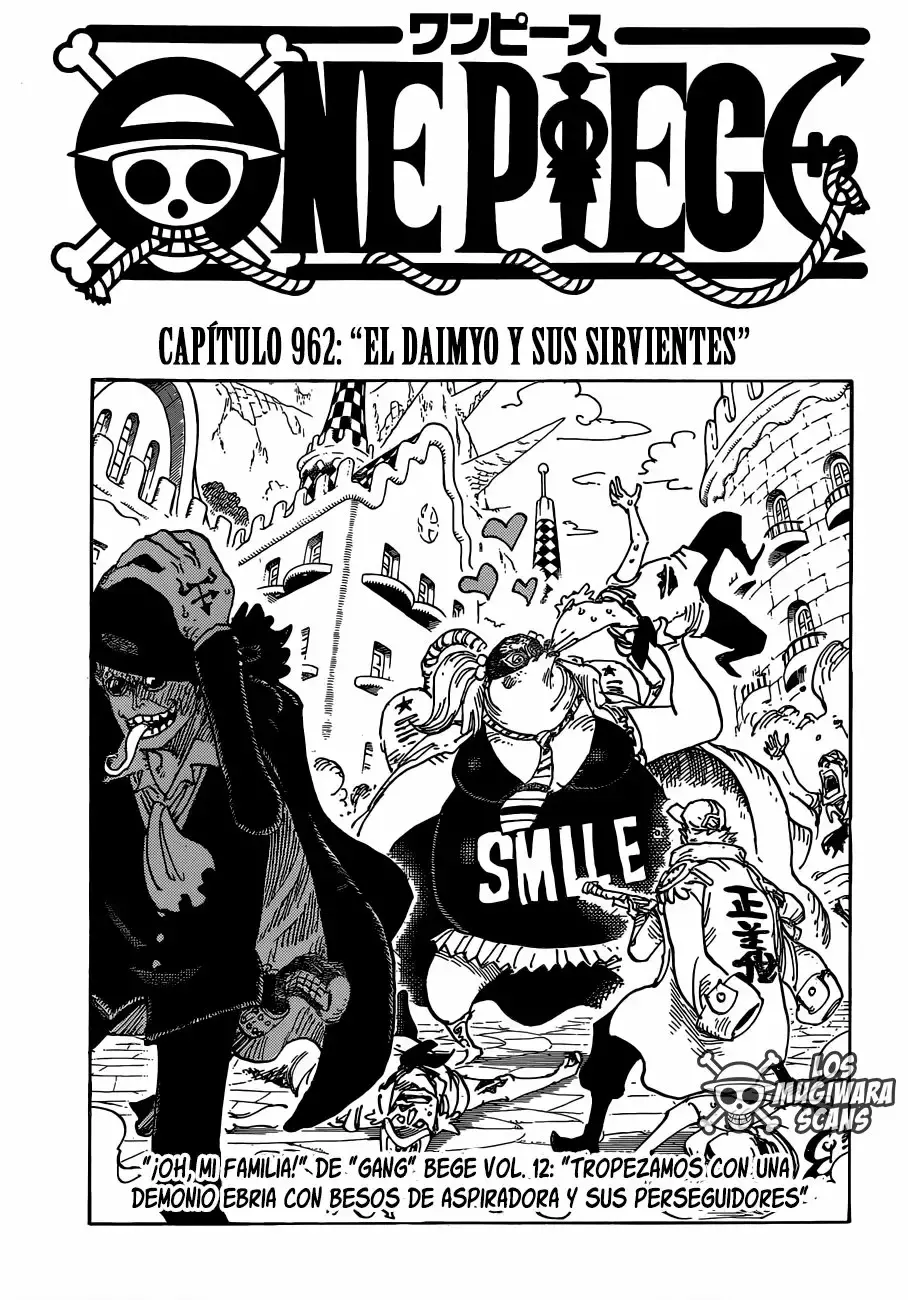 One Piece Capitulo 962: EL DAIMYO Y SUS VASALLOS página 2