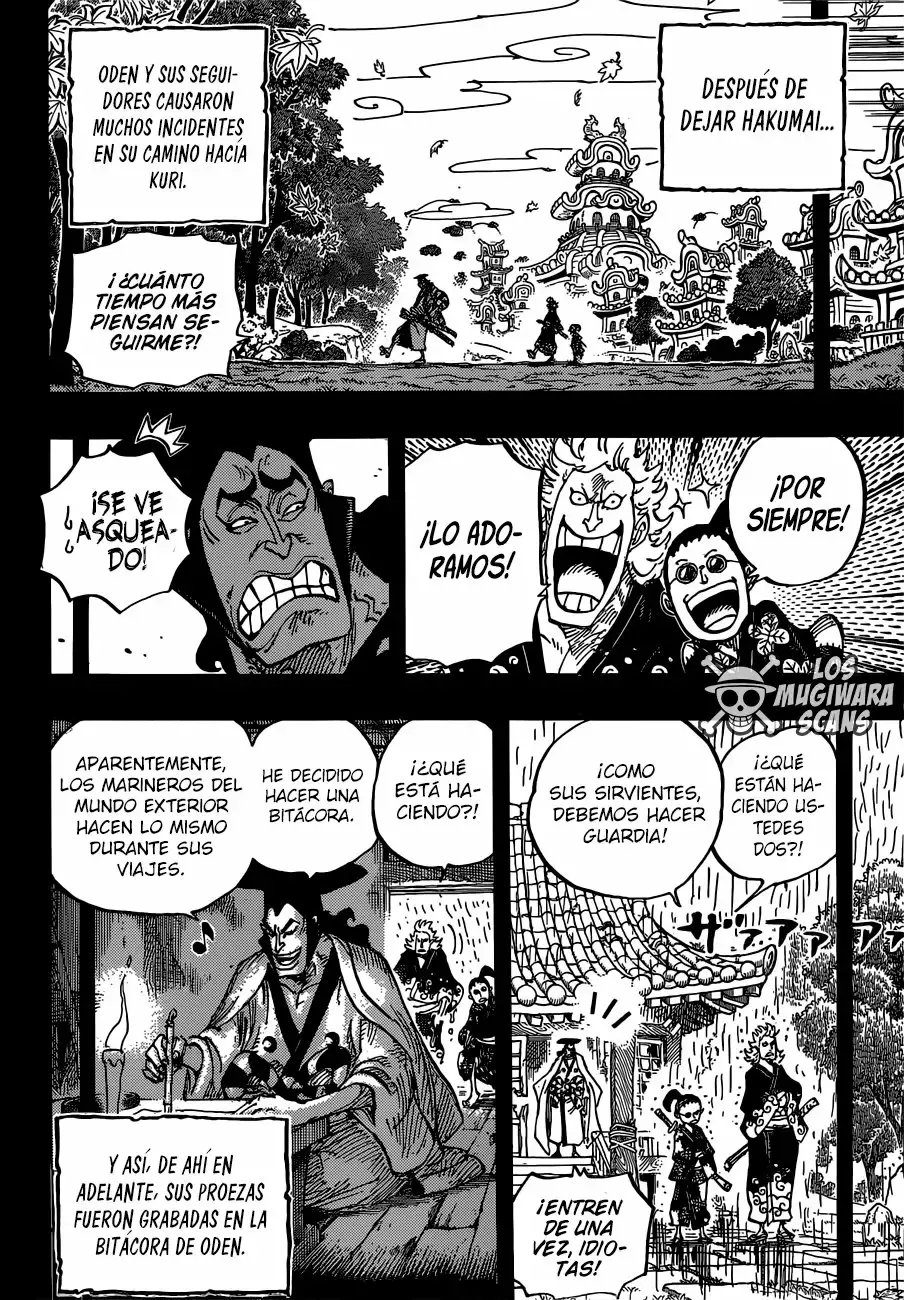 One Piece Capitulo 962: EL DAIMYO Y SUS VASALLOS página 5